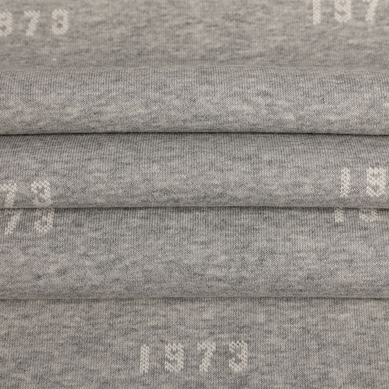 32s Celese + 100D/36F پلی استر بازیافتی + 10s Celese Jacquard Fleece Fabric
